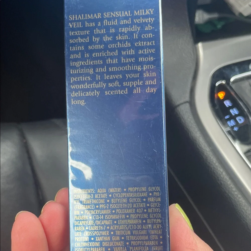 Guerlain Shalimar Voile Lacté Sensuel in Blue and Gold